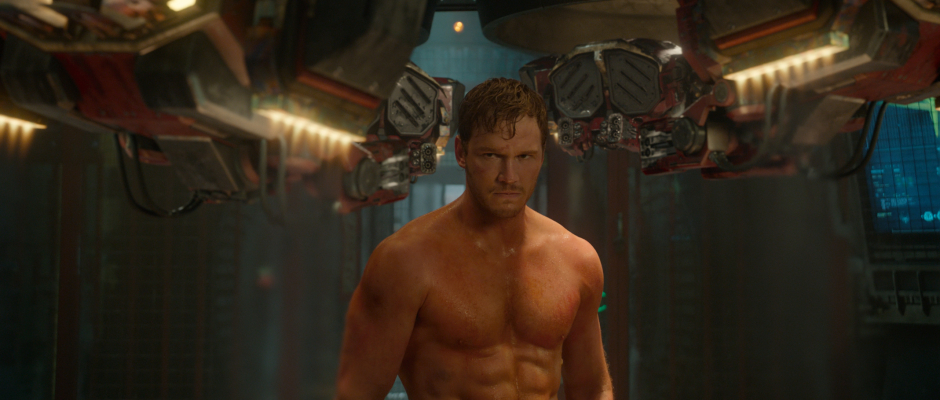 Guardians of the Galaxy Official Photo Chris Pratt Workout